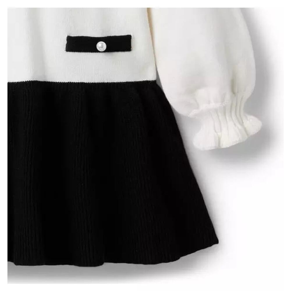 NWT❤️Janie and Jack Colorblocked Drop Waist Sweater Dress sz8 - Picture 10 of 11
